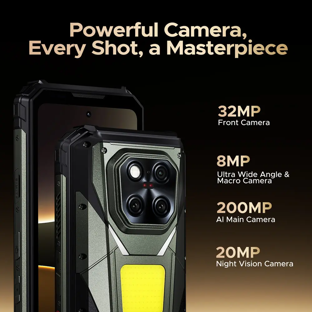 DOOGEE V Max LR 20500mAh 5G Android 15 Rugged Phone with 40m Laser Distance Measurement - Image 4